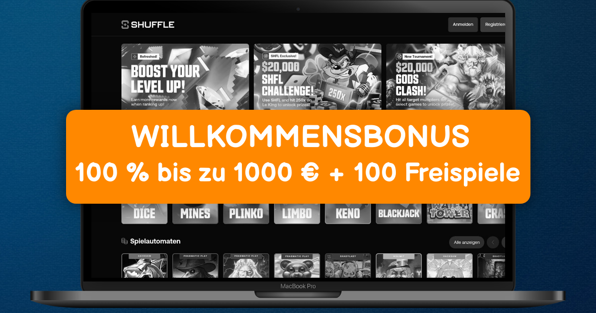 Shuffle Casino Austria - Live Casino & schnelle Auszahlung